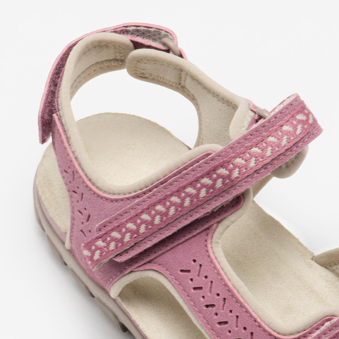 Sandales de randonnée - NH500 cuir - Femme