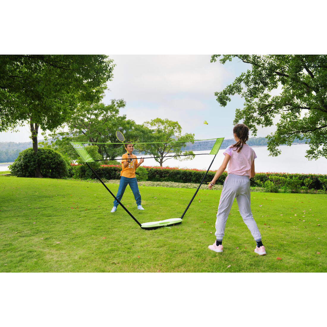 Kit Filet de Badminton Fun 3 Mètres - Bleu Roi