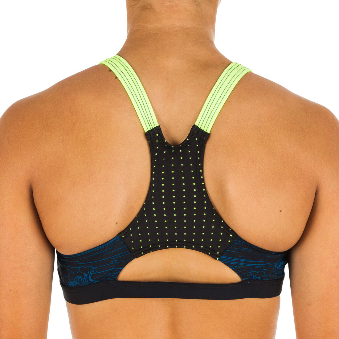 Haut de maillot de bain de natation fille Kamyleon Wave
