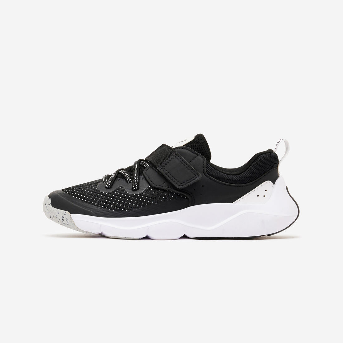 Chaussures de sport à scratch légères enfant, Playful Fast noir et