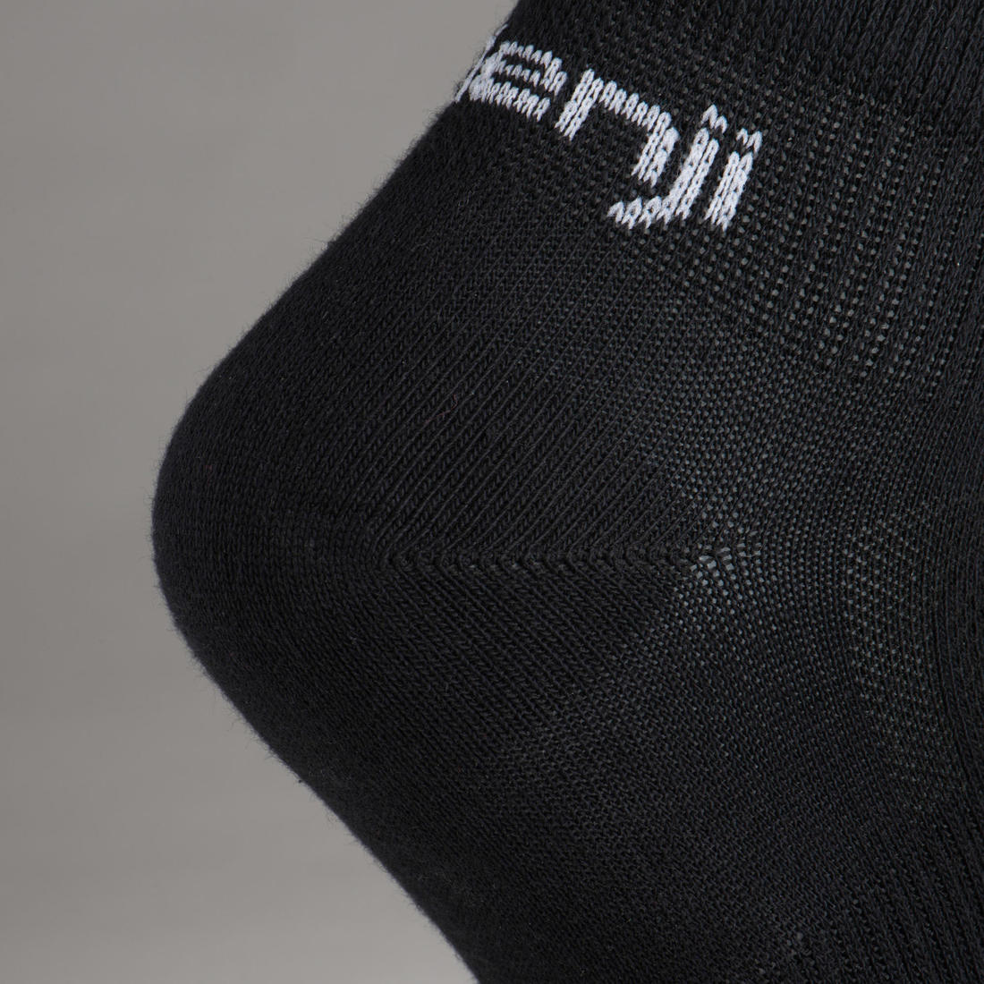 Lot de 3 chaussettes enfant d'athlétisme blanches tige basse