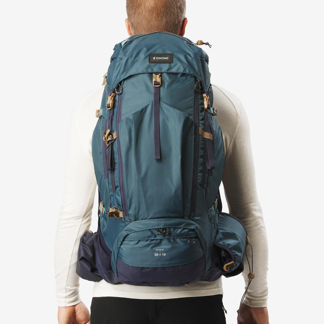 Sac à dos de trekking Homme 50+10 L - MT500 AIR