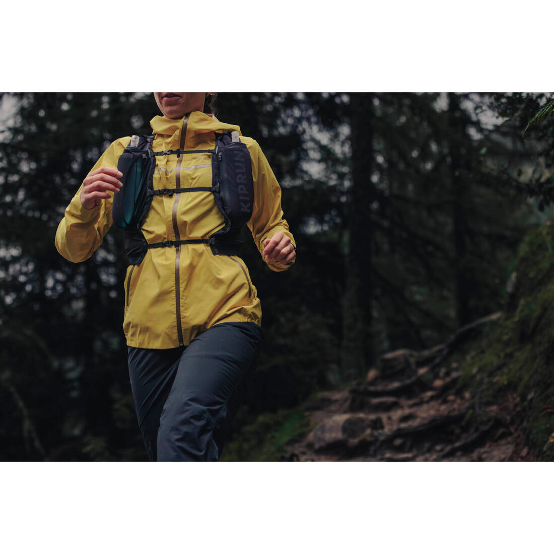 Gilet trail running compétition porte flasques mixte - KIPRUN 900 RACE 5L