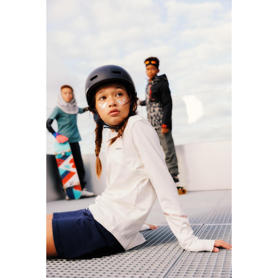 Casque roller skateboard trottinette MF500