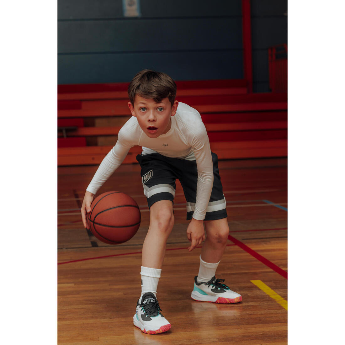Sous-maillot basketball NBA manche longue enfant