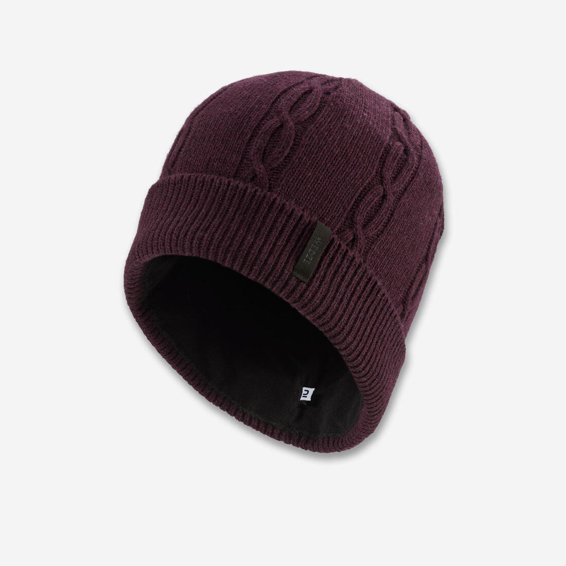 Bonnet en laine adulte, TORSADE 900 bordeaux