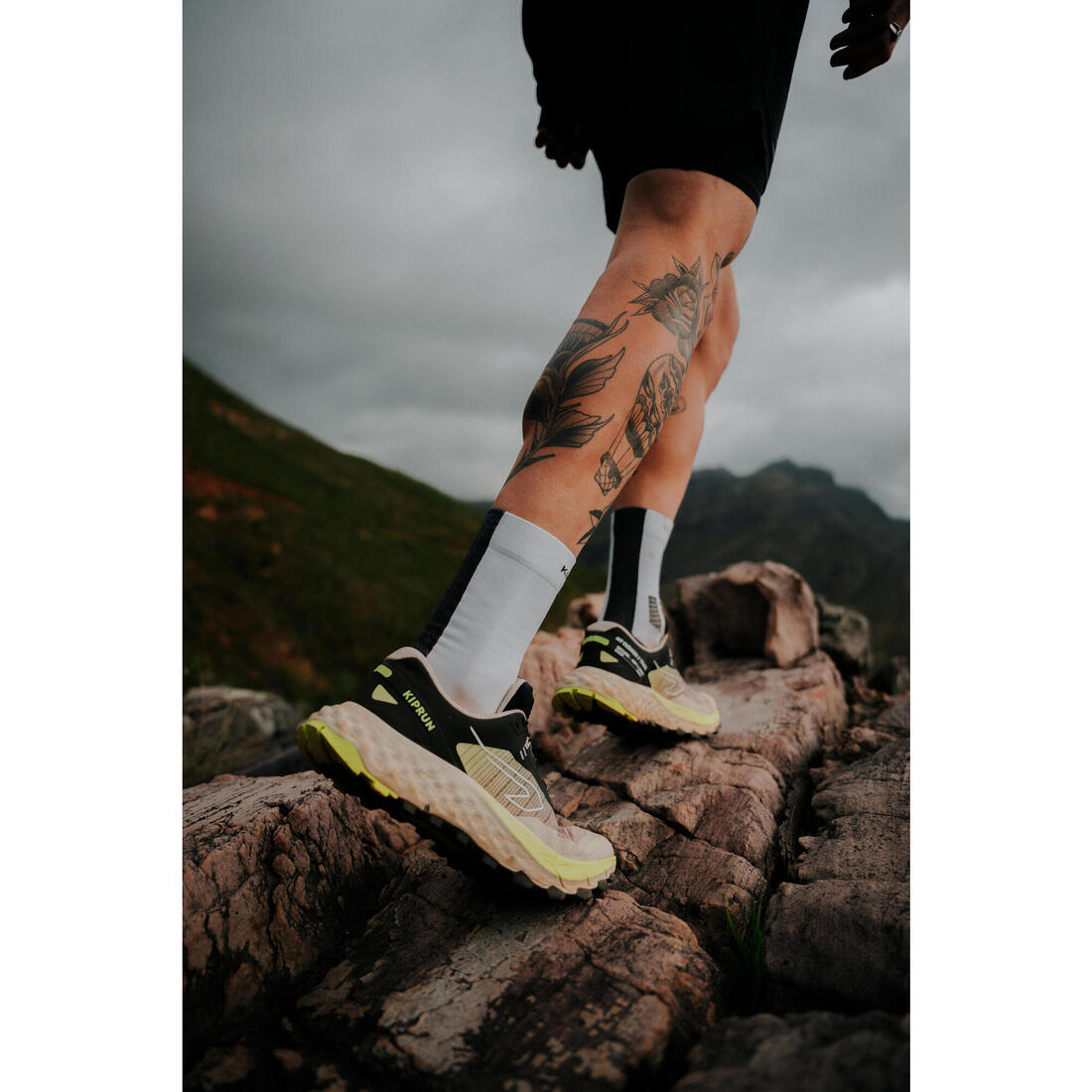 Chaussures de trail running homme EVADICT MT CUSHION 2 Noires Edition limitée