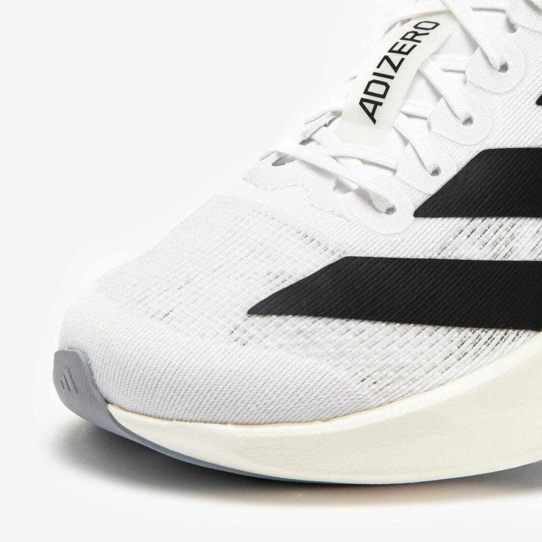 Chaussures running femme, adidas Adizero Evo SL noires et blanches