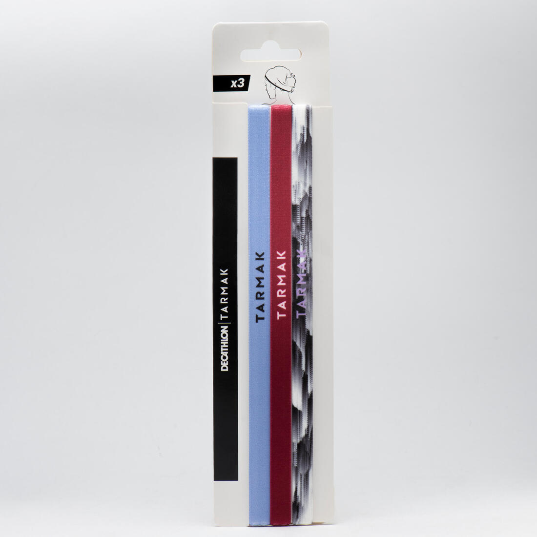 LOT BANDEAUX CHEVEUX DE BASKETBALL FEMME NOIR MENTHE