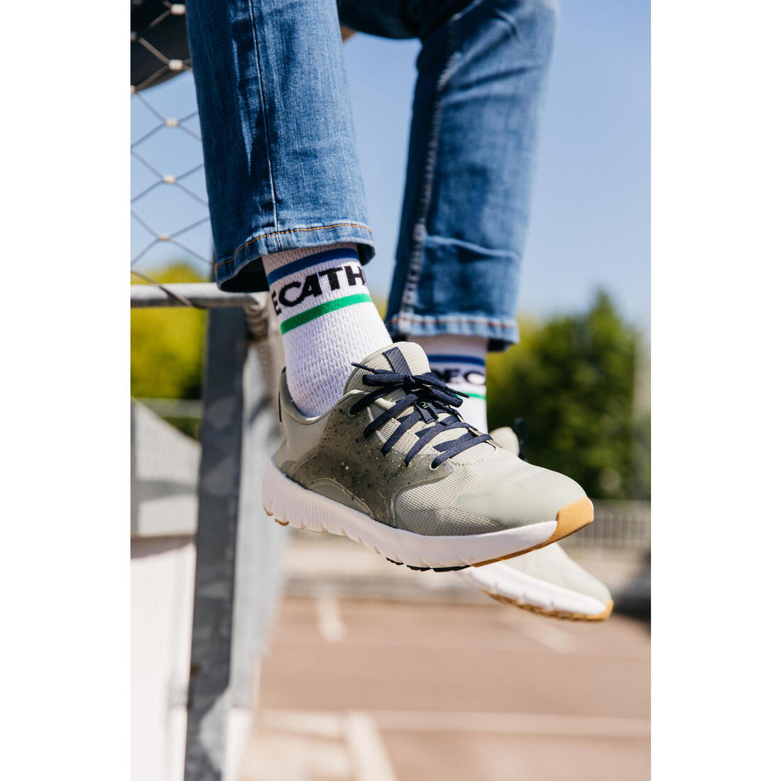 Baskets de marche pieds standards homme, SW500.1