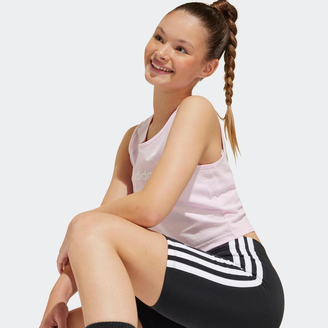 Cycliste fille en coton, noir