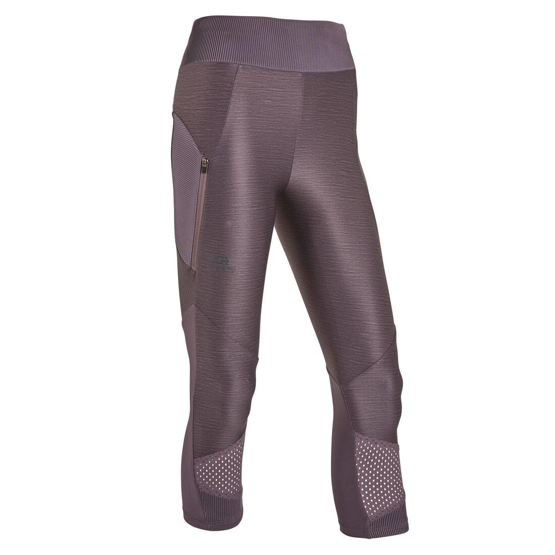 Legging court running respirant femme - Dry+ Feel noir
