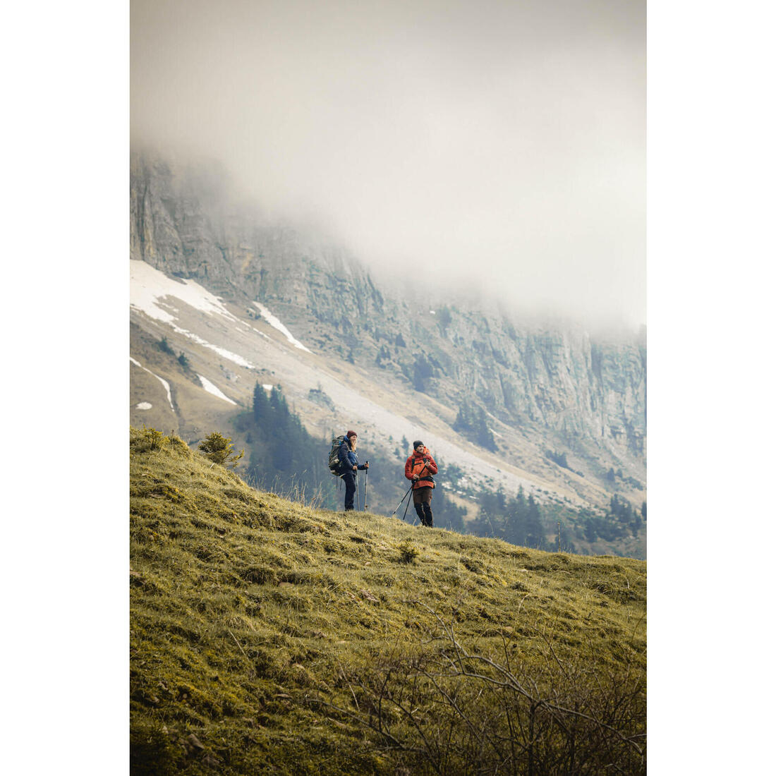 Pantalon modulable 2 en 1 de trek montagne - mt500 - femme