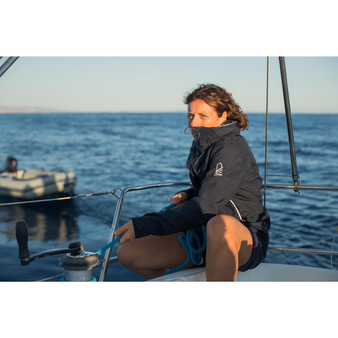 Veste imperméable coupe-vent - veste de pluie femme SAILING 300