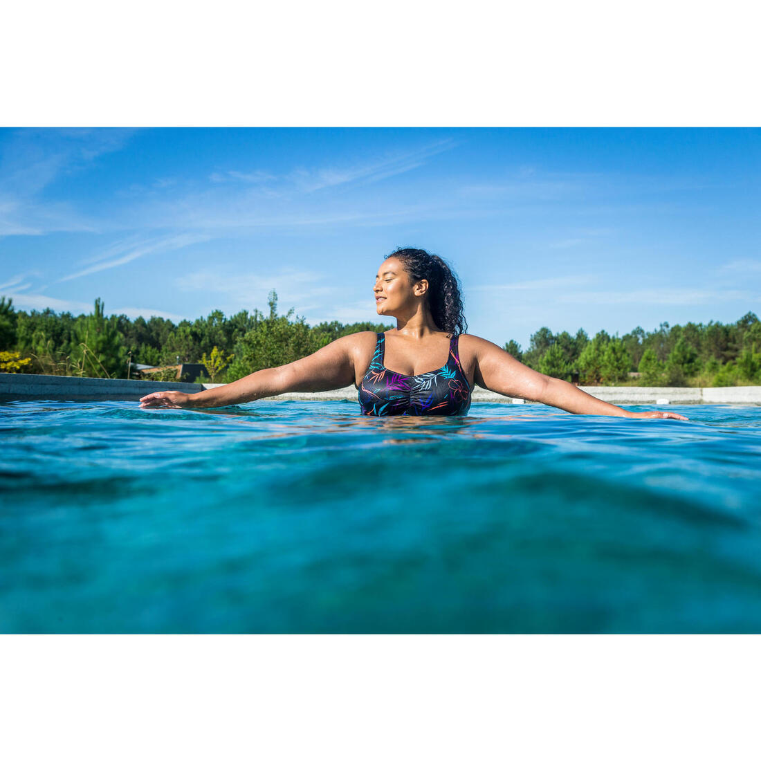 Maillot de bain 1 pièce Aquagym femme Mary