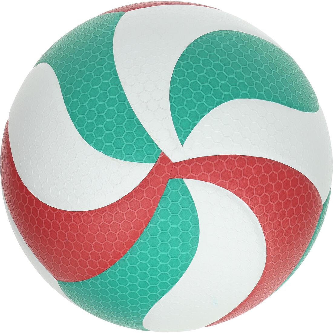 Ballon de volley-ball Molten 5000 vert rouge
