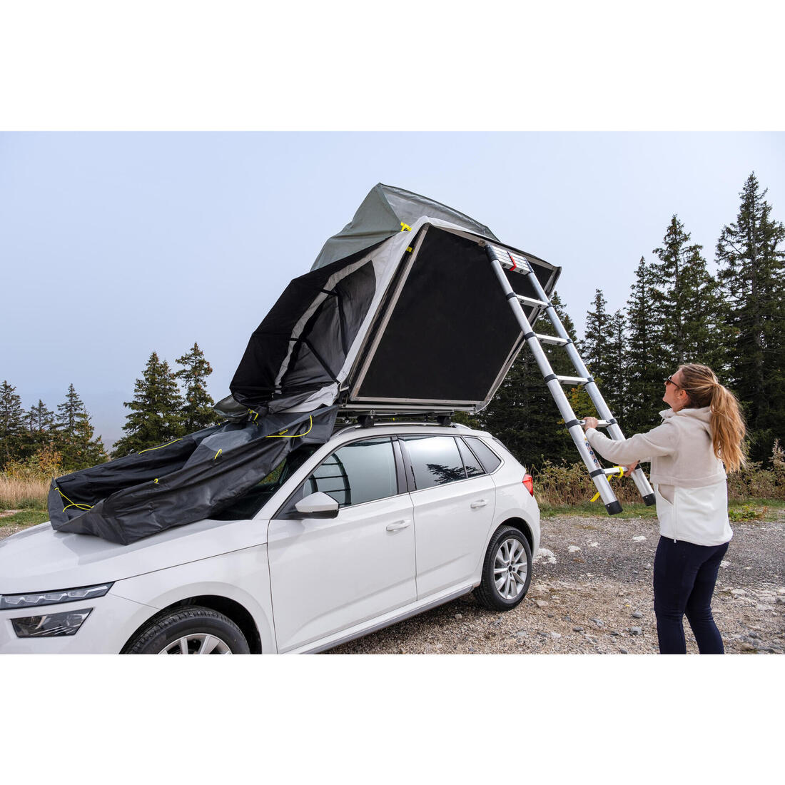 Tente de toit mh500 fresh & black 2 personnes