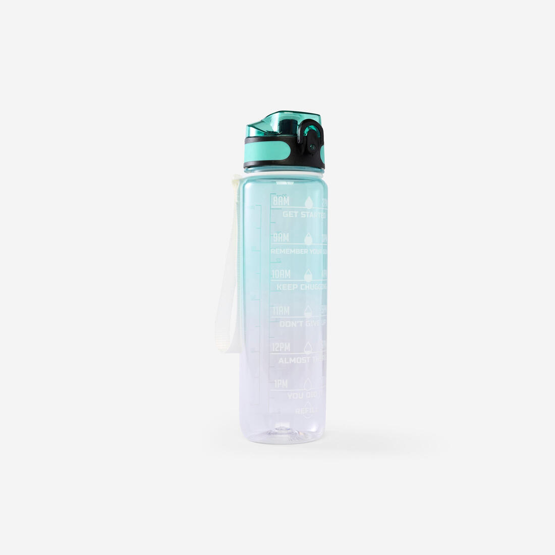 Gourde de fitness motivation 1 litre