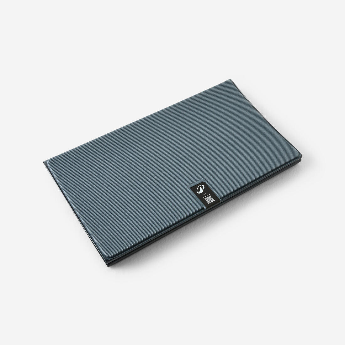 Tapis de fitness résistant et pliable 7mm, bleu gris