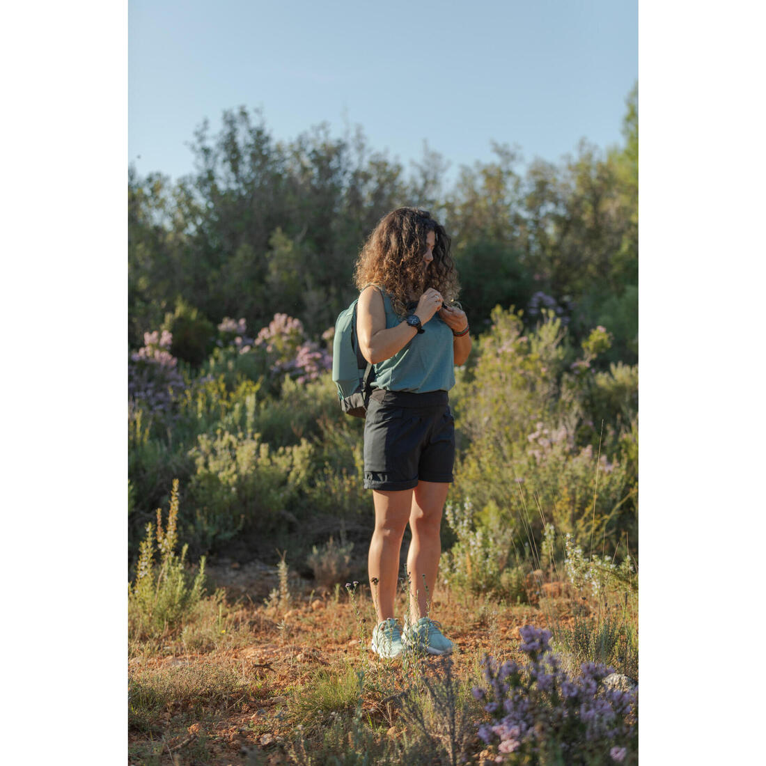 Short de randonnée femme, NH500 Regular