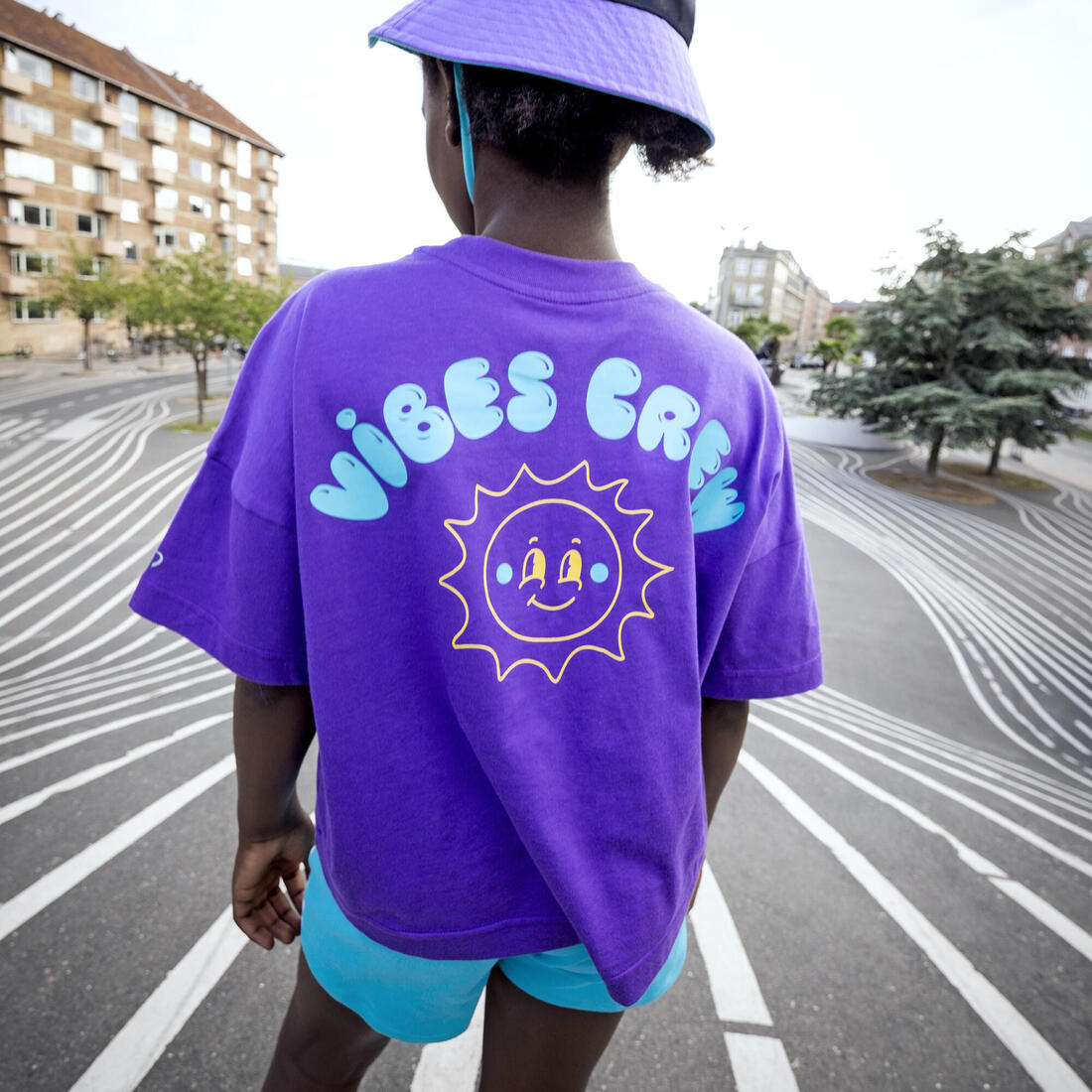 Tee-shirt oversize fille