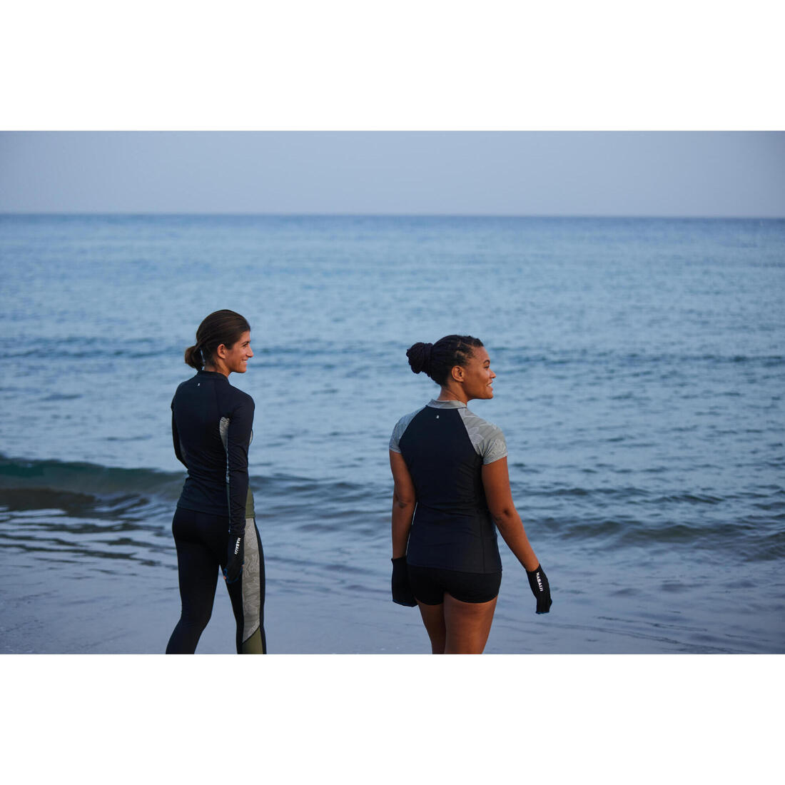 Tee shirt zippé manches longes femme aquagym aquabike lia