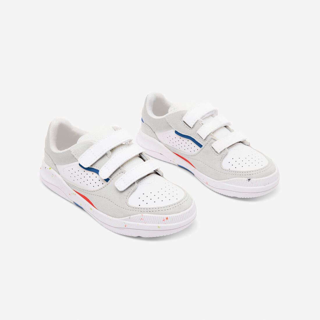 Chaussures de sport à scratch résistantes en cuir enfant, Playventure city