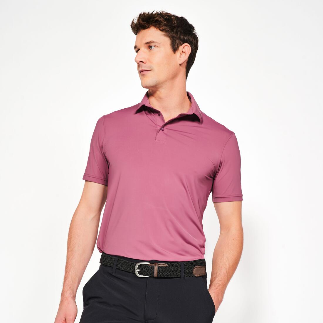 Polo de golf synthétique respirant manches courtes homme, WW900