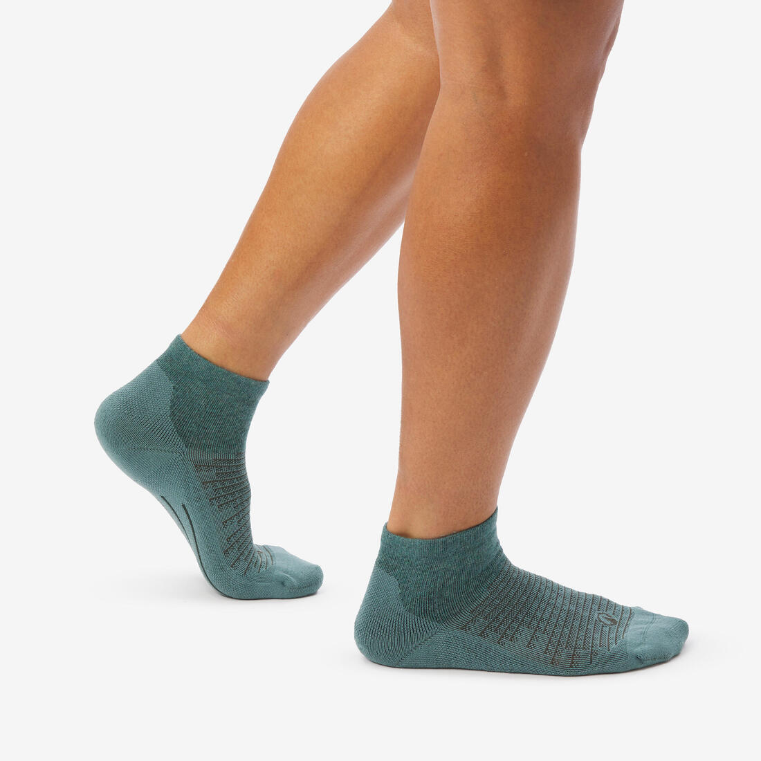 Chaussettes de randonnée mid (2 paires) adulte, Hike 100