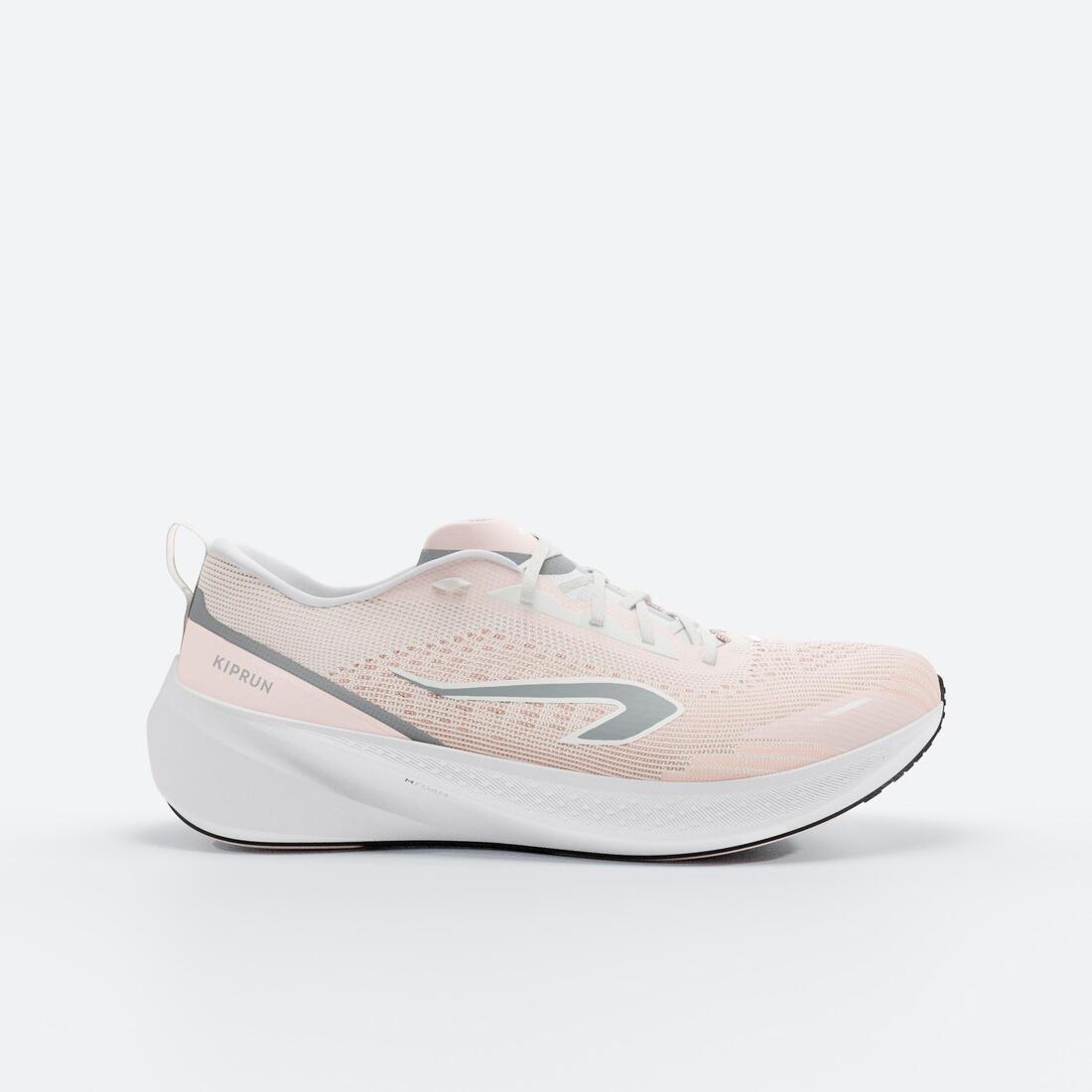 Chaussures de Running Femme, Kiprun Cushion 500 Blanche