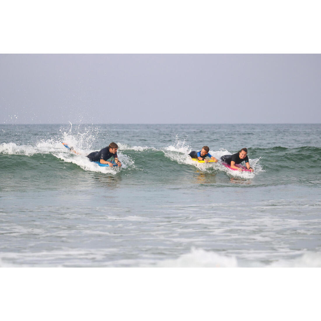 Bodyboard 100 avec leash poignet
