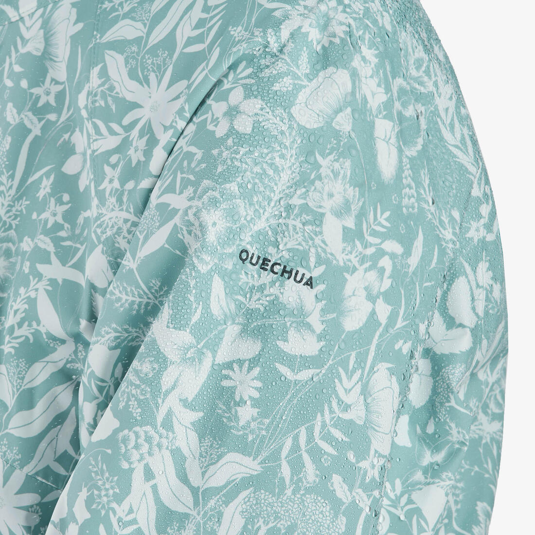 Veste longue imperméable de randonnée - Raincut Long - Femme