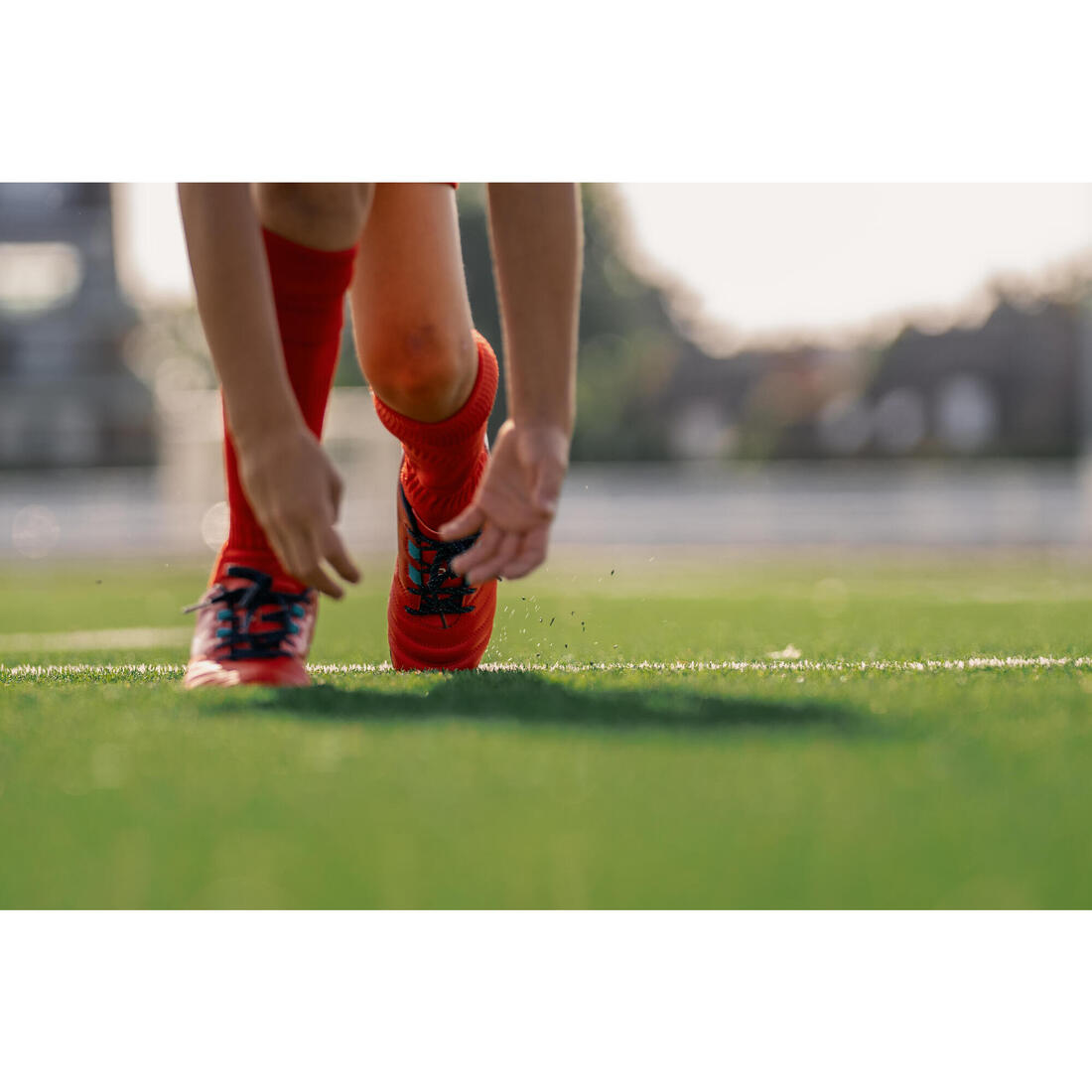 Chaussettes hautes de rugby enfant R500