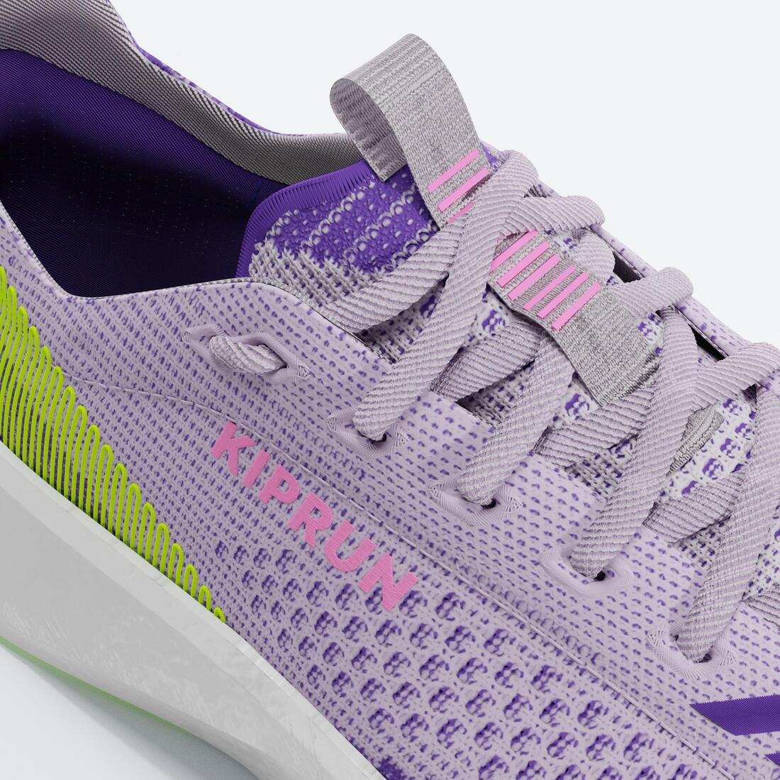 Chaussures de Running Femme, Kiprun KipX violette