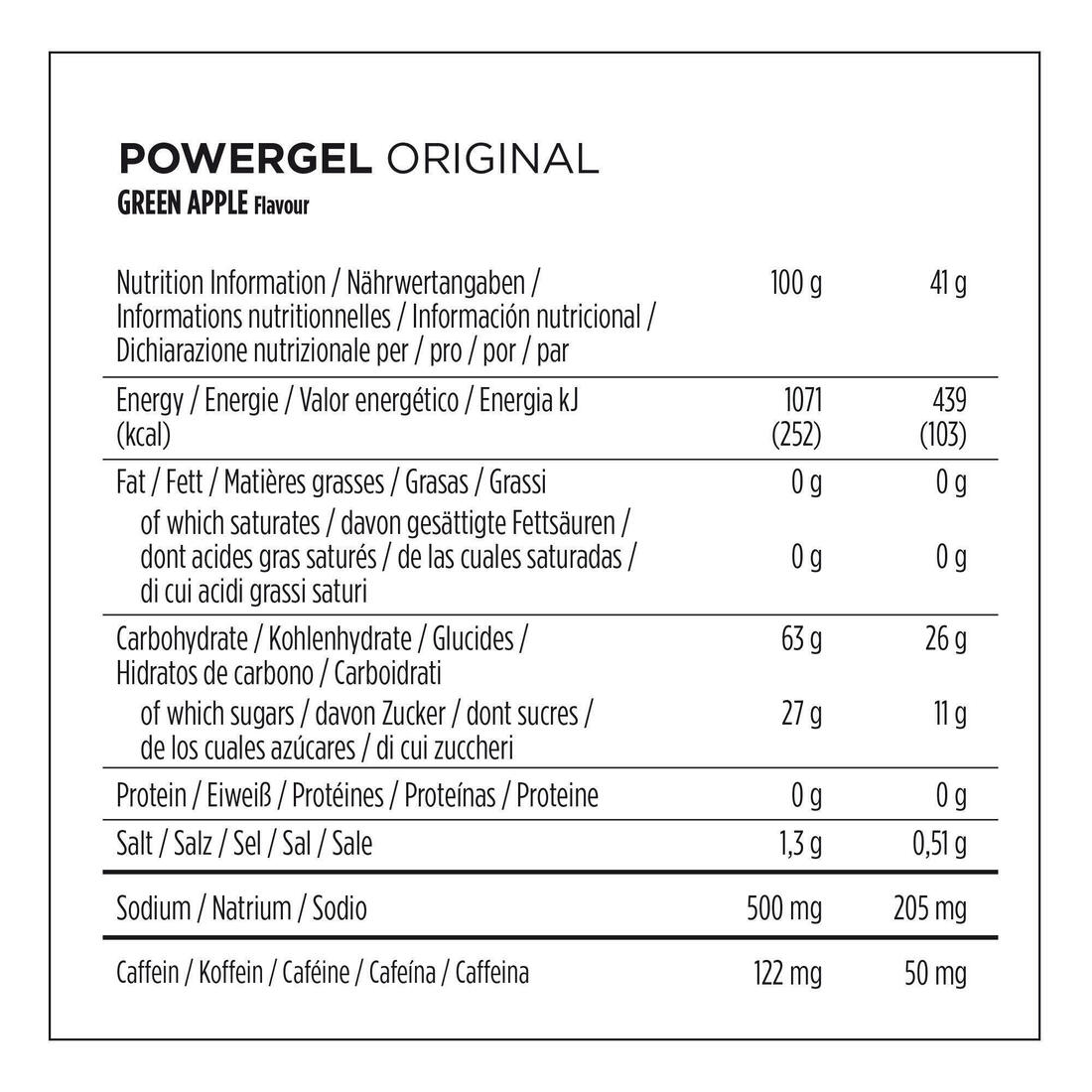 Gel énergétique POWER GEL pomme 41g