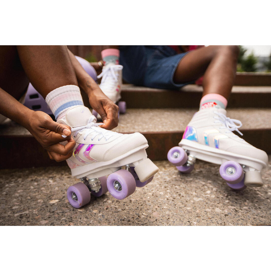 Patin à roulettes enfant QUAD 100 JR