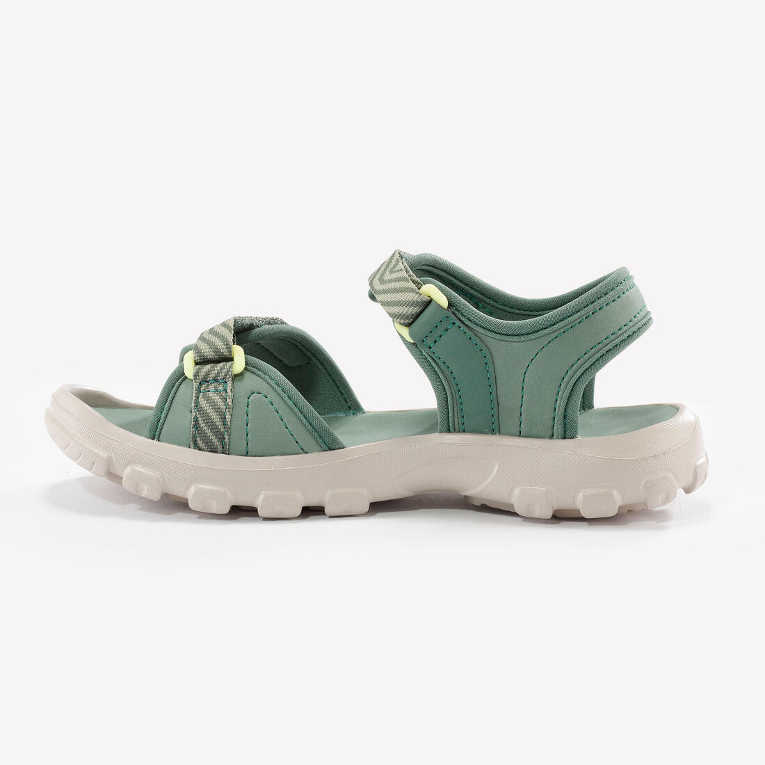 Sandales de randonnée enfant - MH100 KID bleues et jaunes - 24 AU 31
