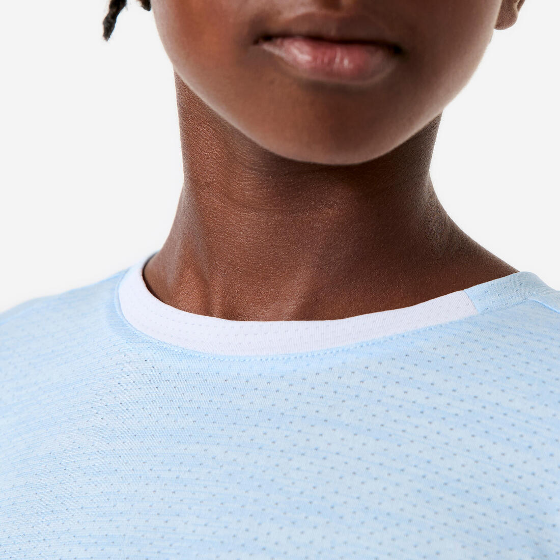 T-shirt enfant synthétique respirant - 500 marine