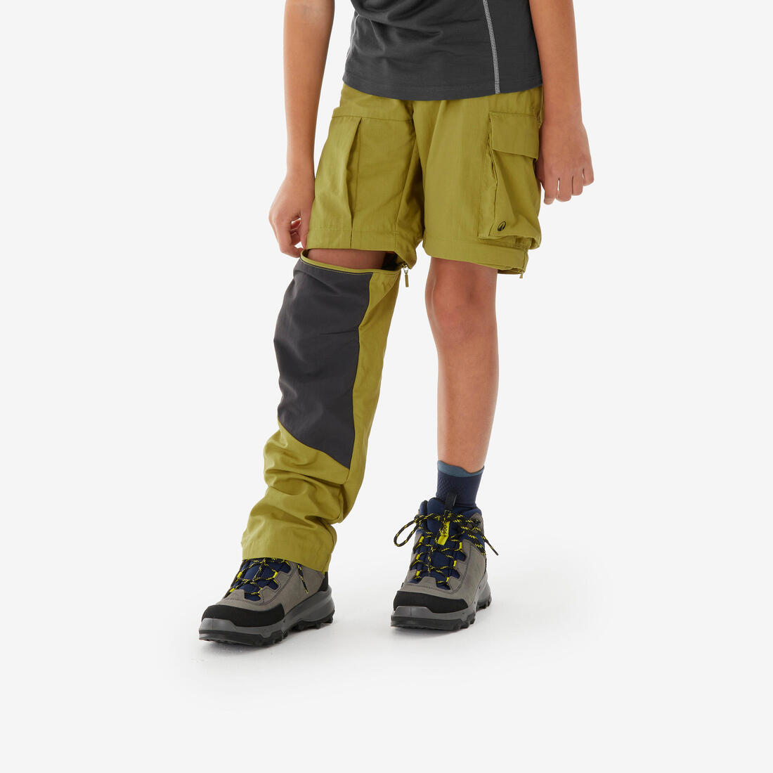 Pantalon modulable de randonnée enfant 7-15 ans, MH500