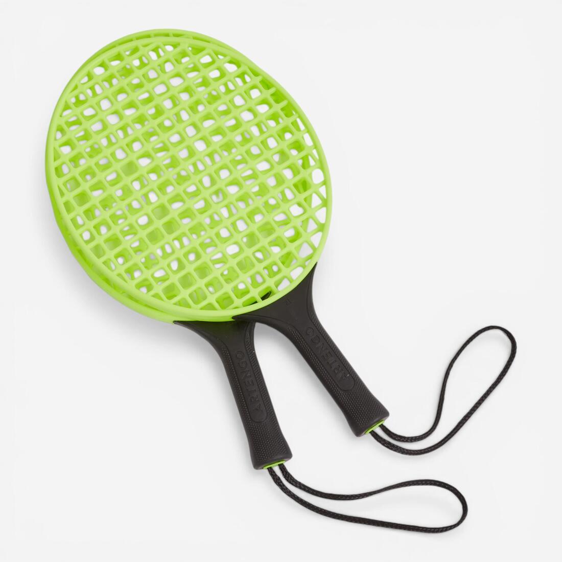 Pack de Speedball (1mât, 2 raquettes et 1 balle) TURNBALL JUNIOR NOIR JAUNE