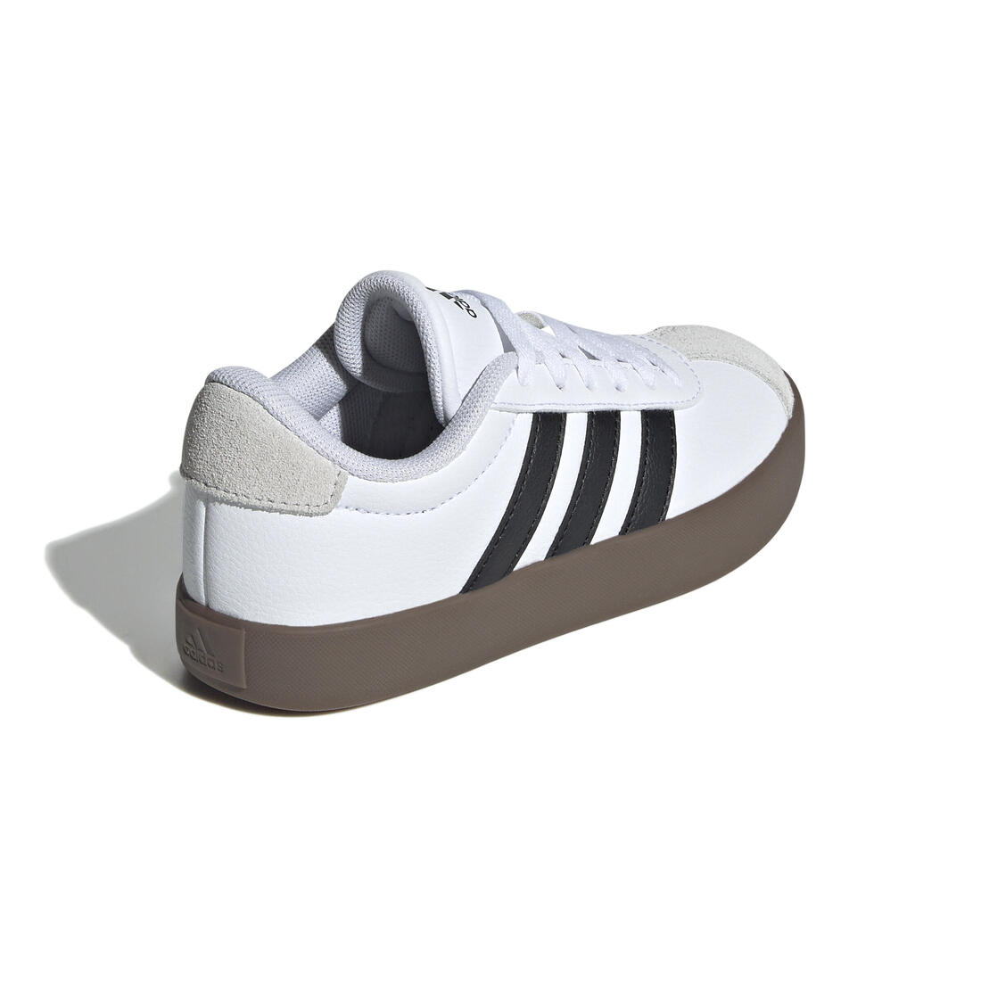 CHAUSSURES VL COURT ADIDAS ENFANT BLANC NOIR GRIS