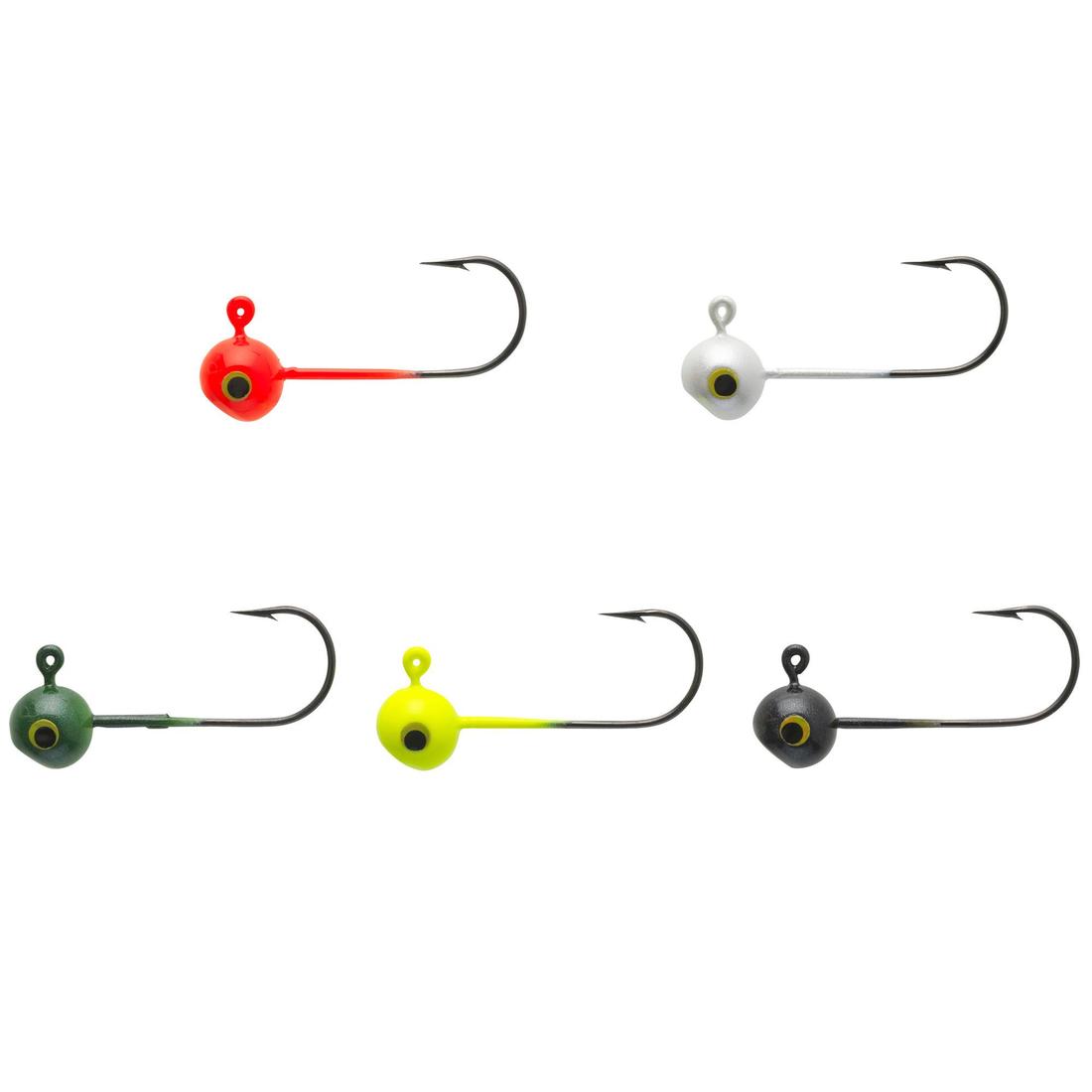 Tête plombée colorée pêche aux leurres souples tp rd colo 10gr