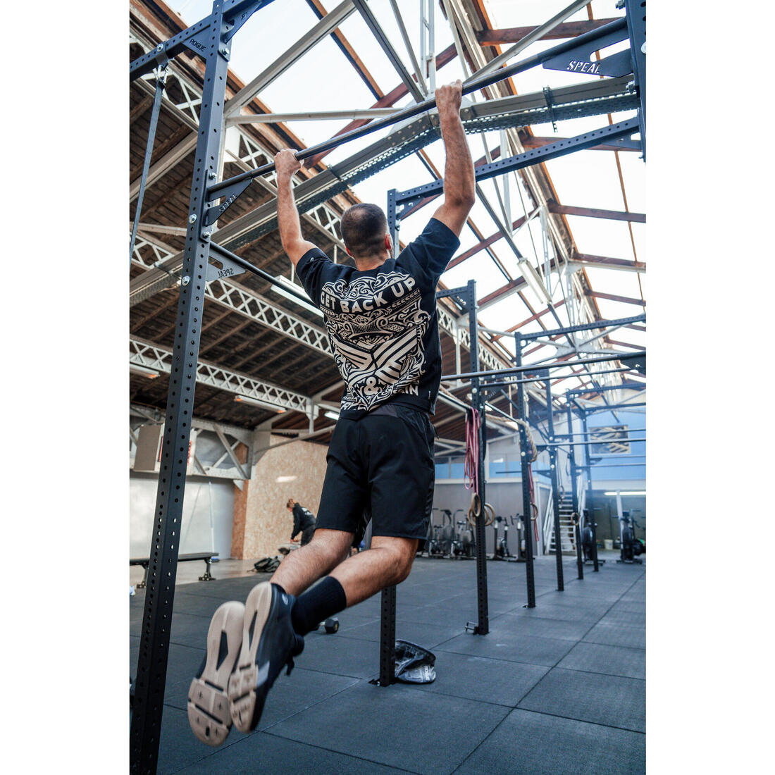 Short de cross training performance respirant poches zippés homme