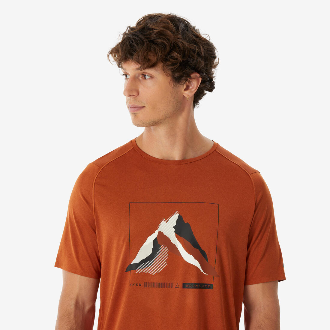 T-shirt de randonnée manches courtes - MH500 - homme