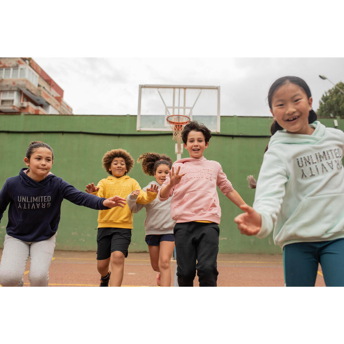 Sweat à capuche chaud enfant - 500