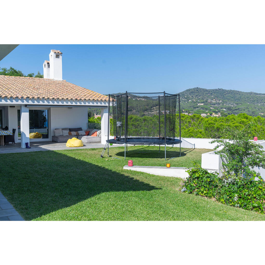 Echelle 2 marches trampolines 240 et 300