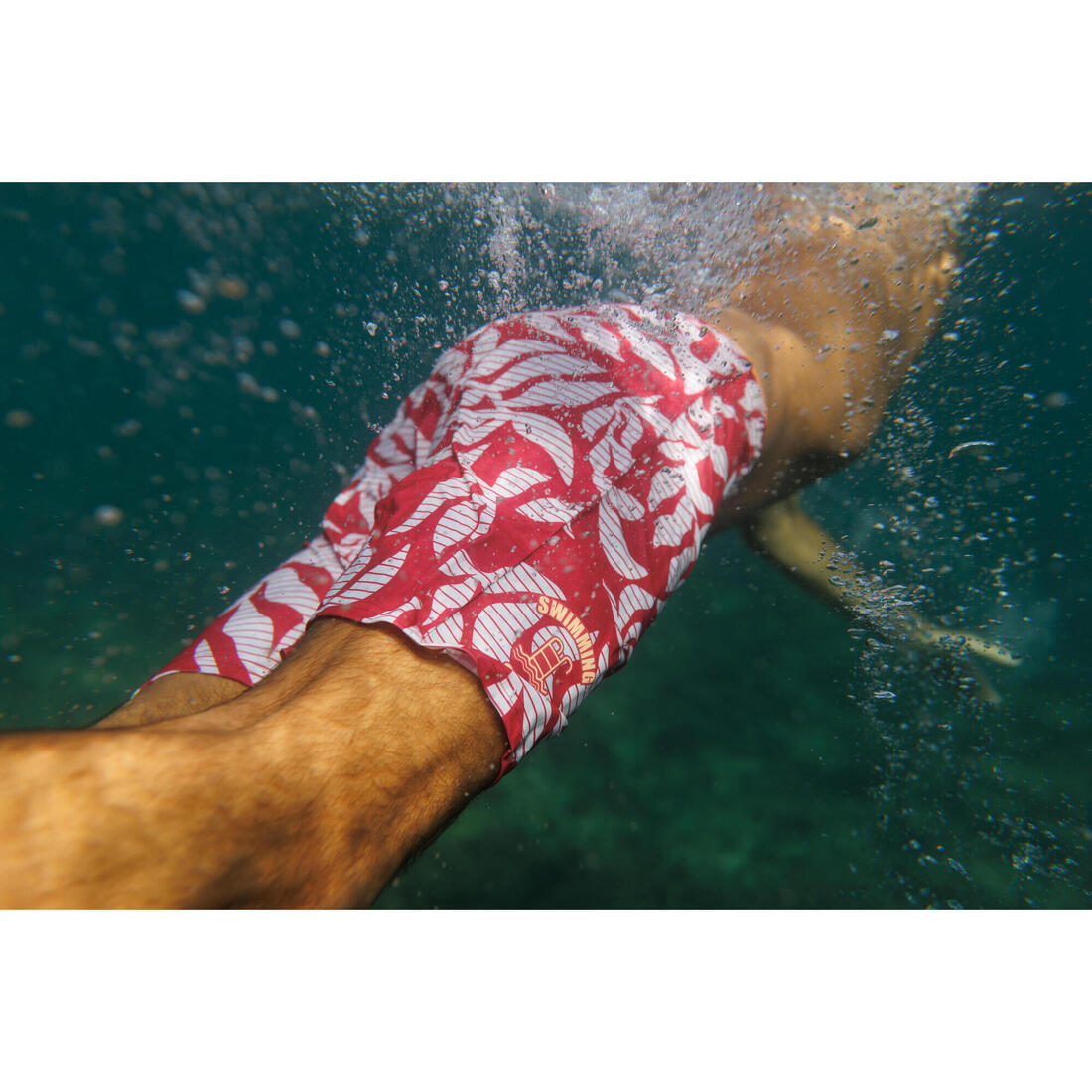 Short de bain long natation Homme - 100 orga