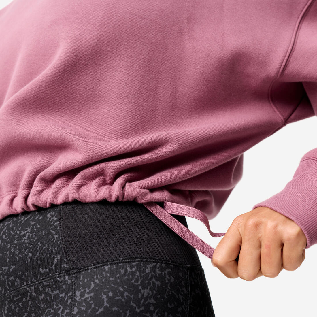 Sweat de fitness crop femme
