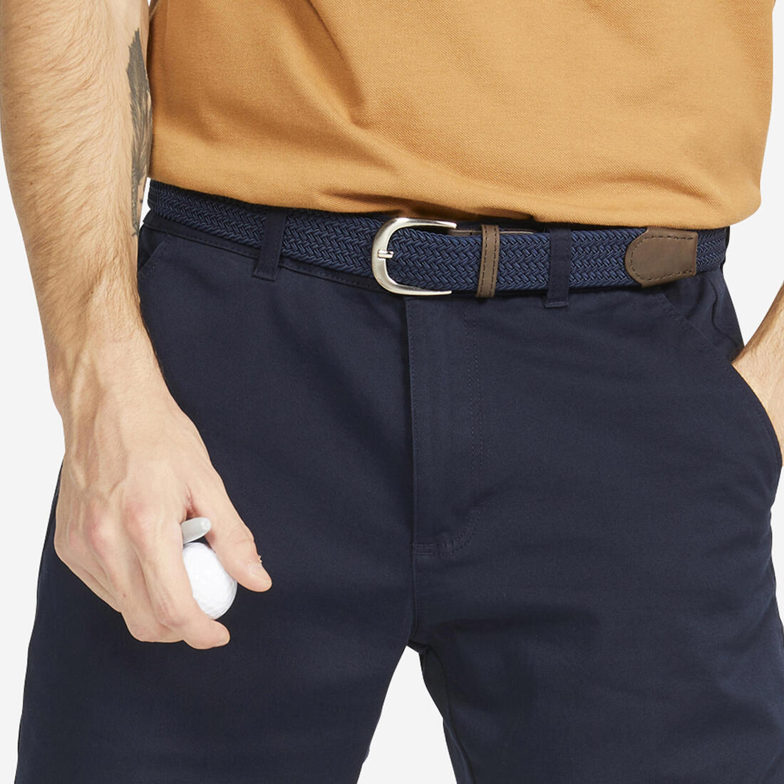 Ceinture de golf tressée élastique & extensible