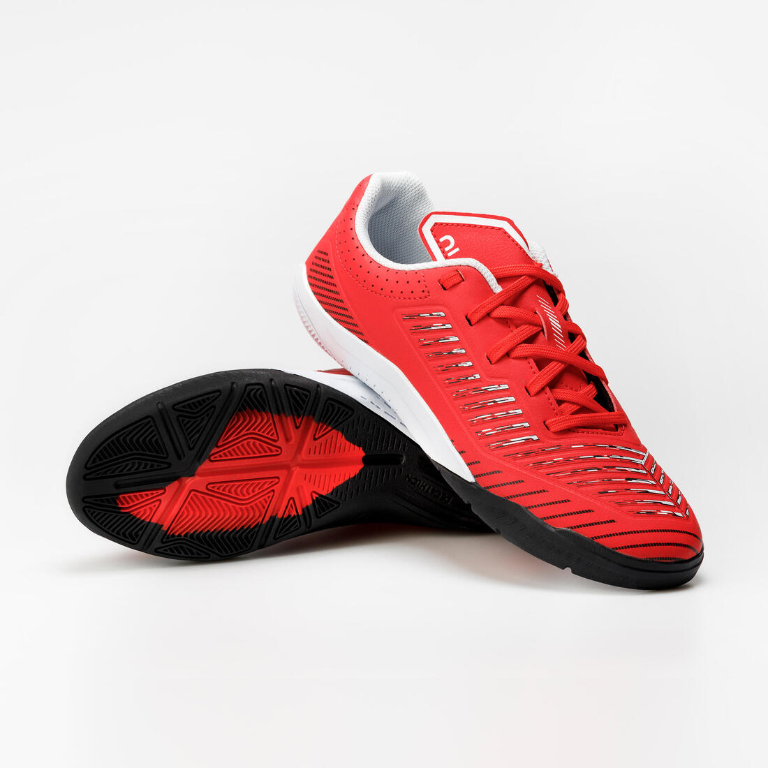 Chaussures de Futsal enfant GINKA 500 bleu foncé